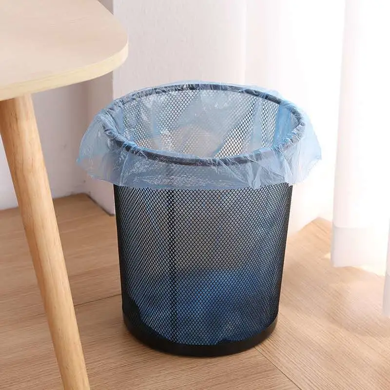 Iron Mesh Medium Furniture Kitchen Trash Can Office Wastebin