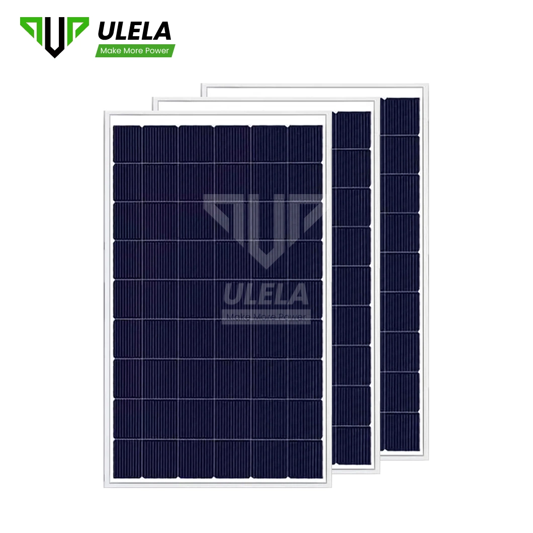 Ulela Transparent Thin Film Solar Panel Factory OEM Custom Solar Panel Backsheet Polycrystalline Module 410 China 166mm Polycrystalline Flexible Solar Panel