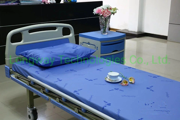 Cotton Hospital Duvet Cover and Pillow Case of Blue Color