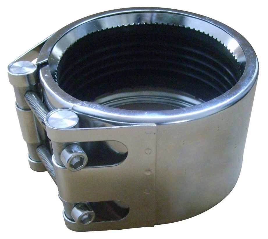 Extended Multi-Function Gear Ring Single-Section Stainless Steel Pipe Coupling