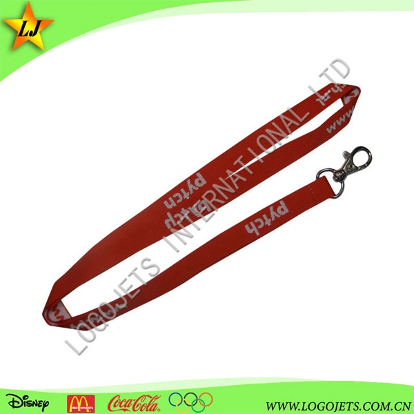 Custom Design Printed Polyester Sublimation Woven Lanyard with Badge Holder