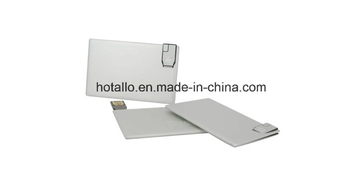 Tarjeta de aluminio de tarjeta de memoria USB Flash Drive