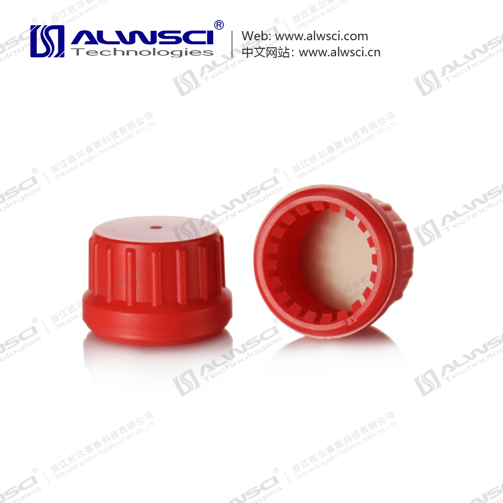 Alwsci Lab Tamper-Evident Screw 125ml Amber Glass Bottle with PTFE Septa