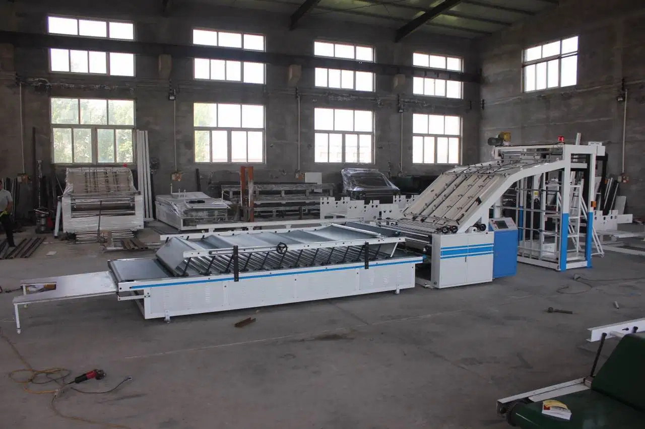 Vacuum Servo Semi-Automatic Flute Laminator with Lifting