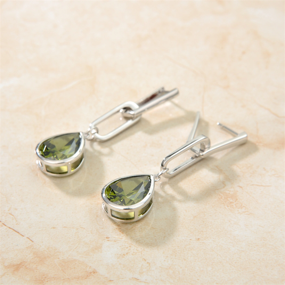 Fashion 925 Sterling Silver Drop Earrings