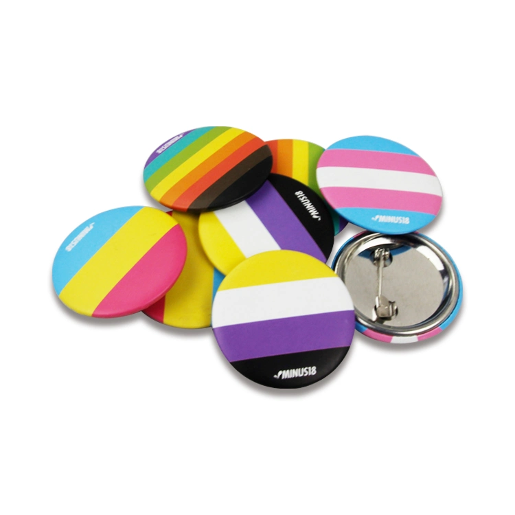 Promotional Custom Design Round Metal Tin Tinplate Pin Button Badge