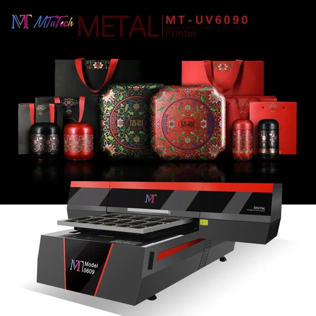 MT Small Format Flatbed UV Printer 6090 for Phone Case,Bottles, Golfs and Various Promotional Items Printing