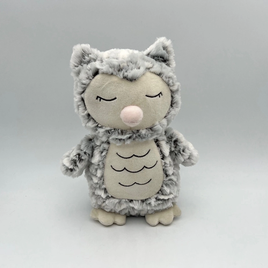 OEM Big Eyes Plush Owl Soft Toy Stuffed Animal Bird Promotional Cute Custom Stuffed White Snowy Owl