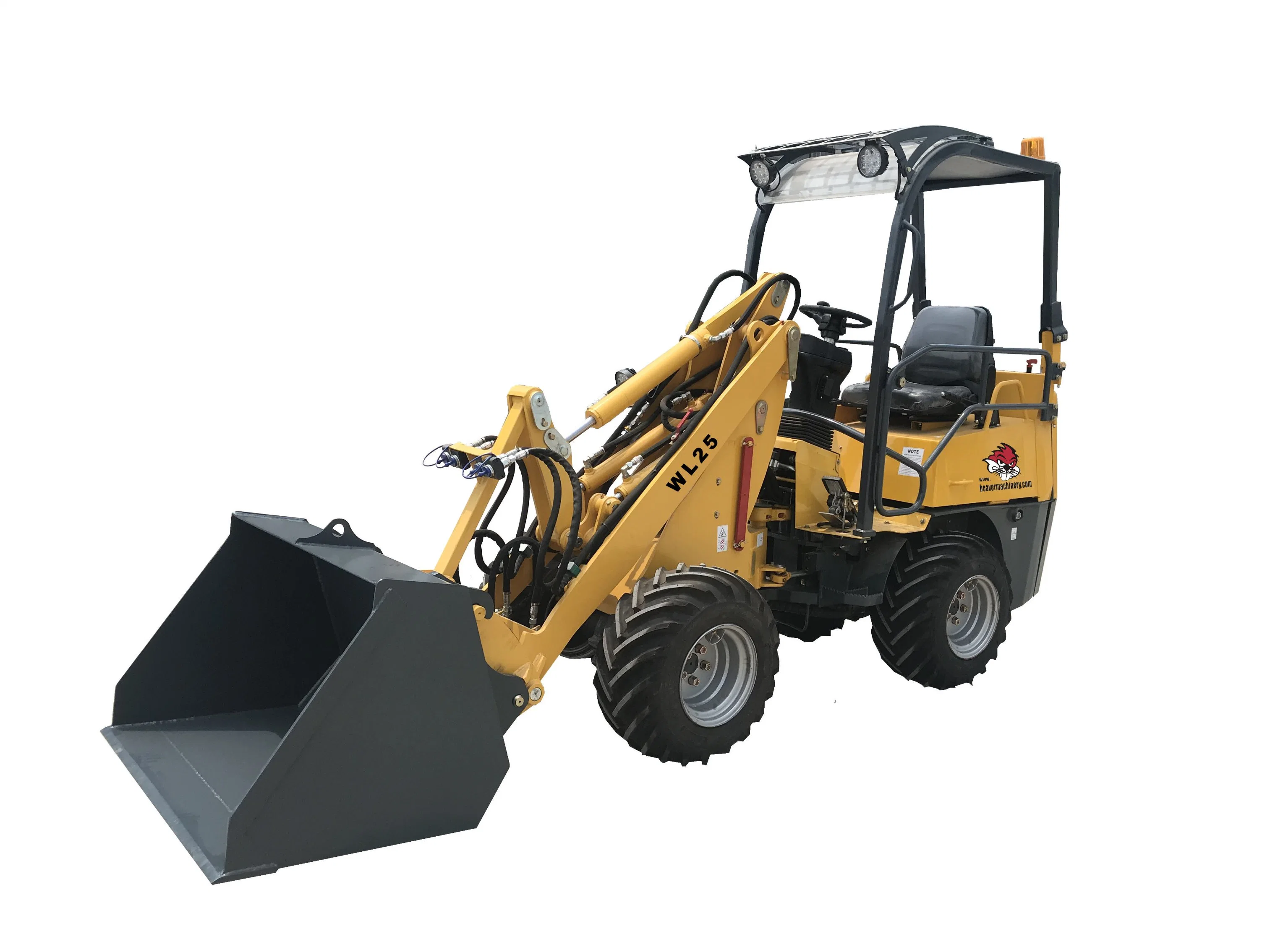 مجرفة تحميل أمامية صغيرة 25HP Wheel Loader Price Radlader