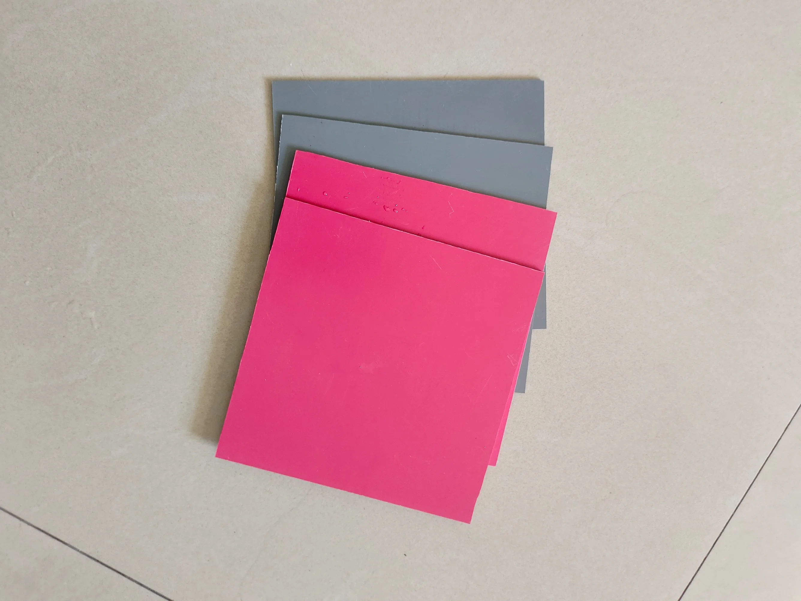 Original Factory Supplier Various Color PVC Rigid Sheet Hard Surface Custome Size and Cutting Sheet