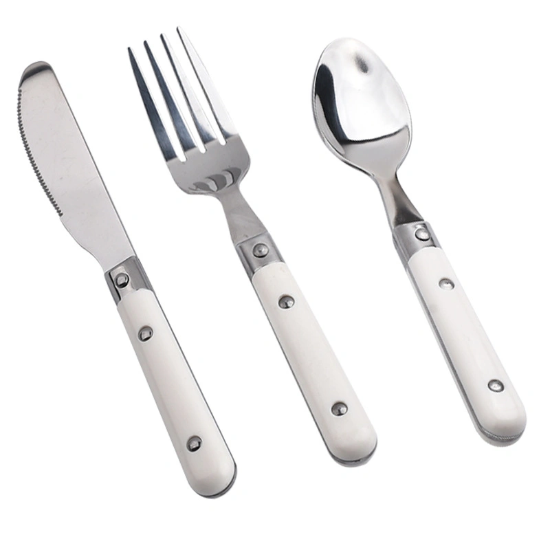 Cheap ABS Handle Tableware Dinnerware Stainless Steel Cutlery