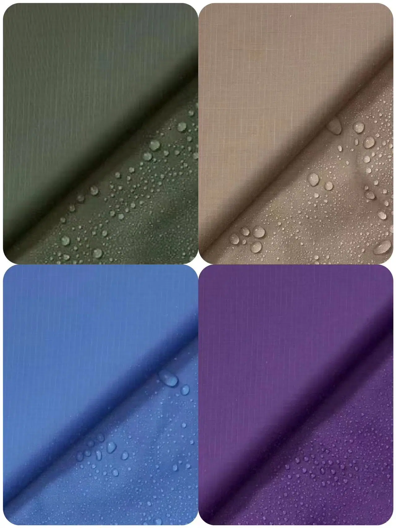 Functional Coated Textile Fabric for Fore Garment Bags and Jackets