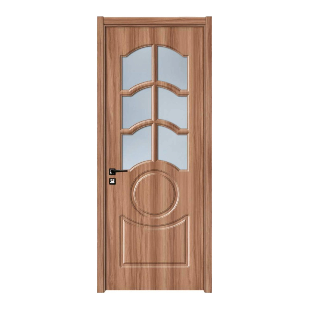 Vente chaude Porte en bois avec vitre pour chambre.