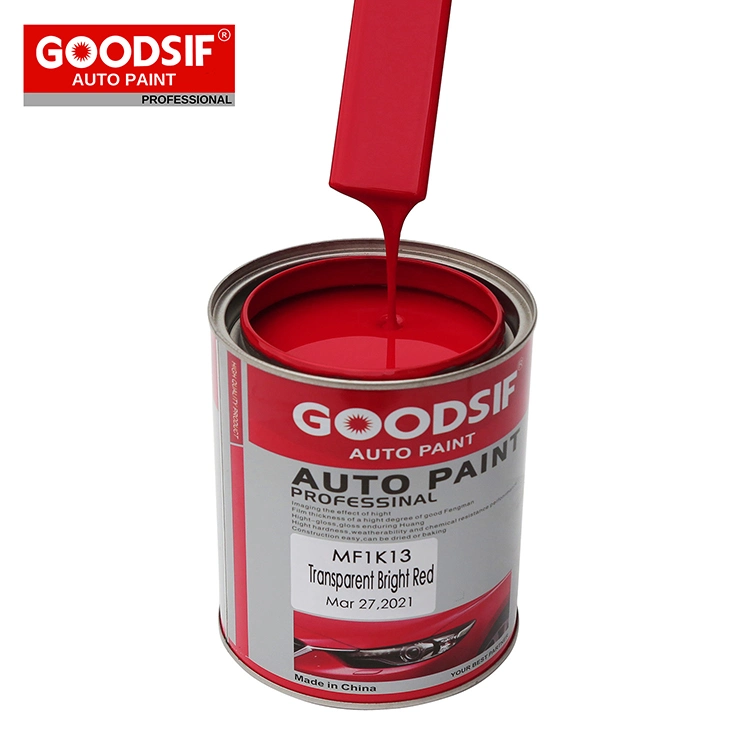 Alquiler de acabar la Pintura La pintura de automóviles de capa base 2K 2K de la pintura de color sólido para la capa de barniz de reparación de carrocería