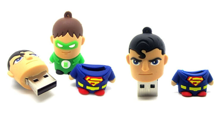 Superman Batman Spiderman de mémoire USB