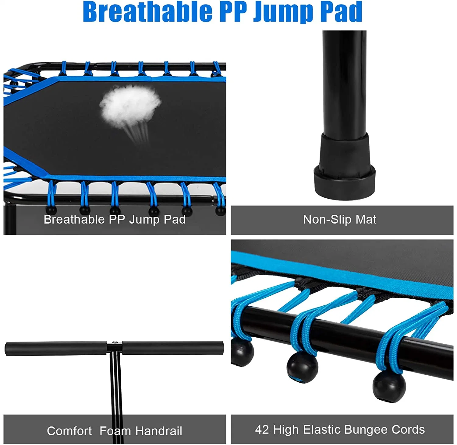 Le saut à l'intérieur de l'exercice lit des équipements de Gym Mini Trampoline hexagonal