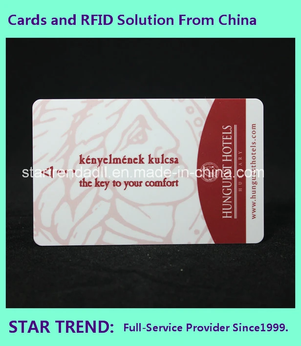 Hotel Inn Key Card with Magnetic Stripe PVC Card