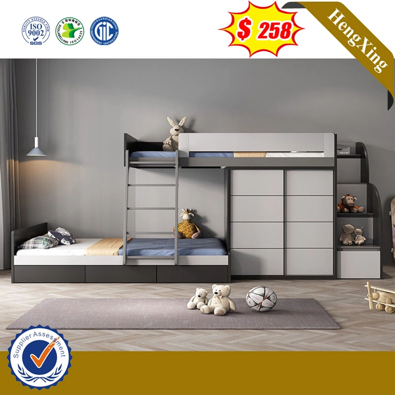 Modern Solid Wooden Children Adult Bedroom Baby Furniture Bunk Kids Dormitory Beds