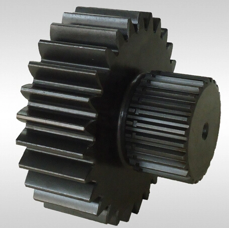 Hardened Steel Cluster Spur Gear, High Speed Custom Spur Gears