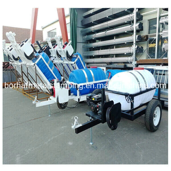 Custom OEM Farm Supplies Machinery Heavy Duty Wheeled Weed Power Sprayer Trailers for Garden&Agricultural