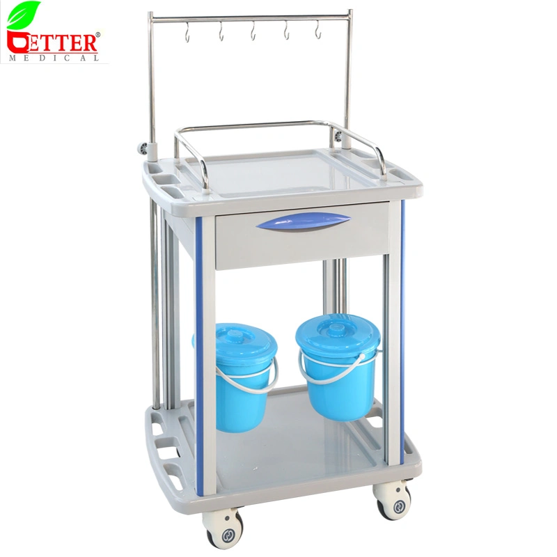 Hospital ABS Treatment Cart with Infusion Hooks