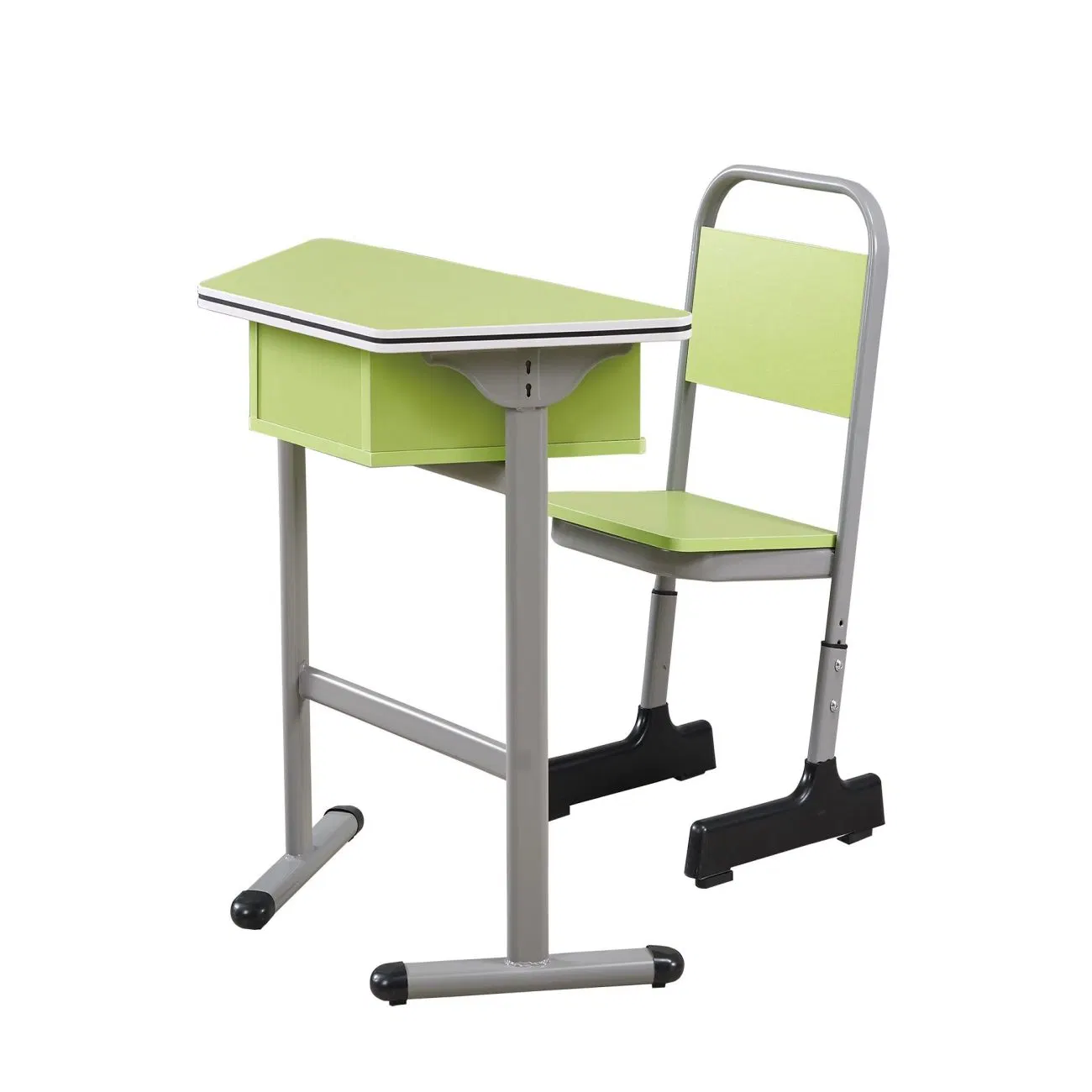 Adjustable Student Desk Chair Set Primary School Kid Green