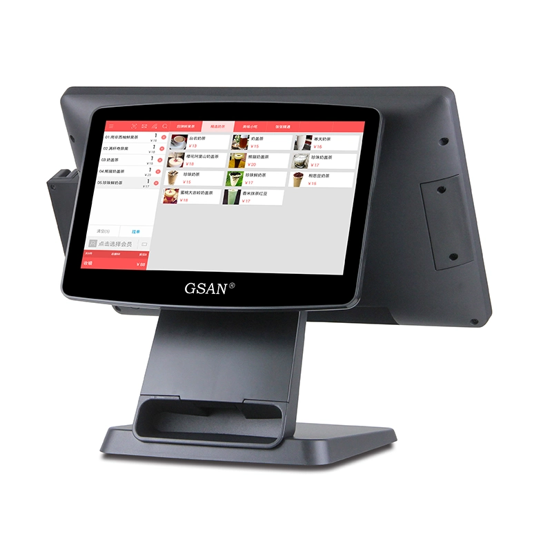 New 15.6 Inch Touch Screen POS System All in One Point of Sale System for Supermarket Restaurant