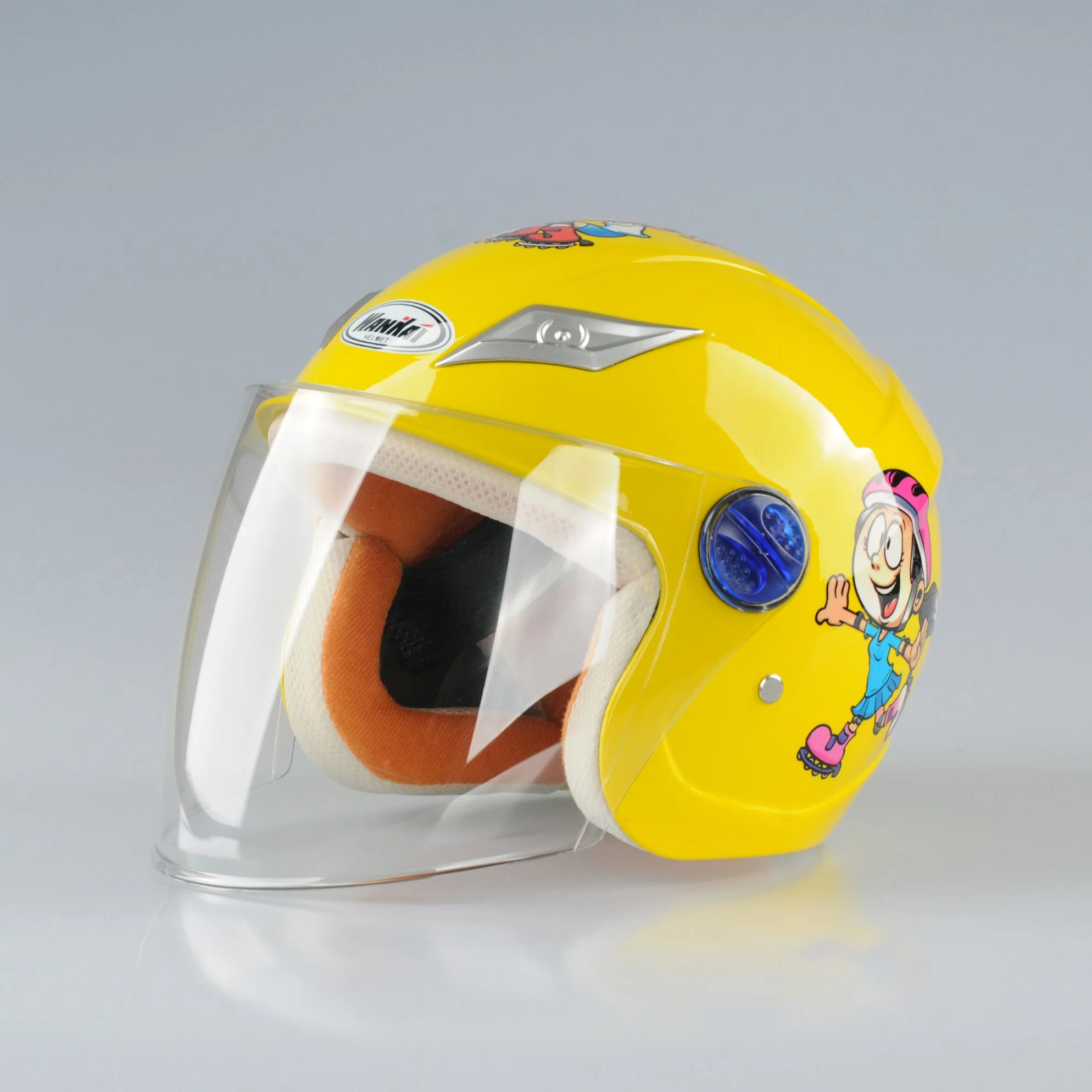 Cute Electrical Scooter Open Face Helmet for Kids/Children