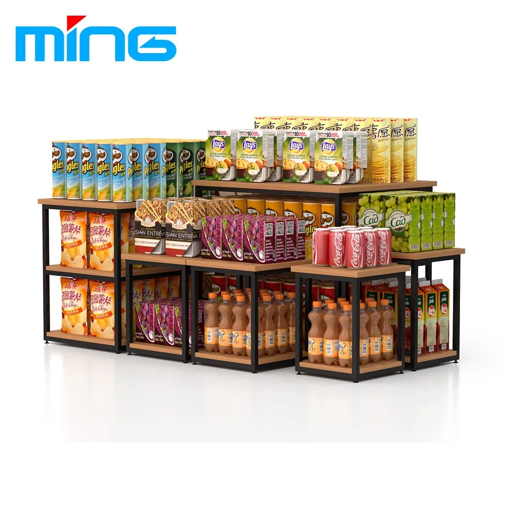 Supermarket Grocery Store Hanging Metal Flower Snack Display Stand