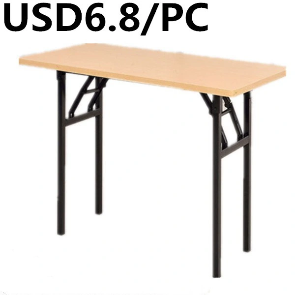 Best Selling Modern Metal Fram Portable Indoor Garden Dining Folding Table