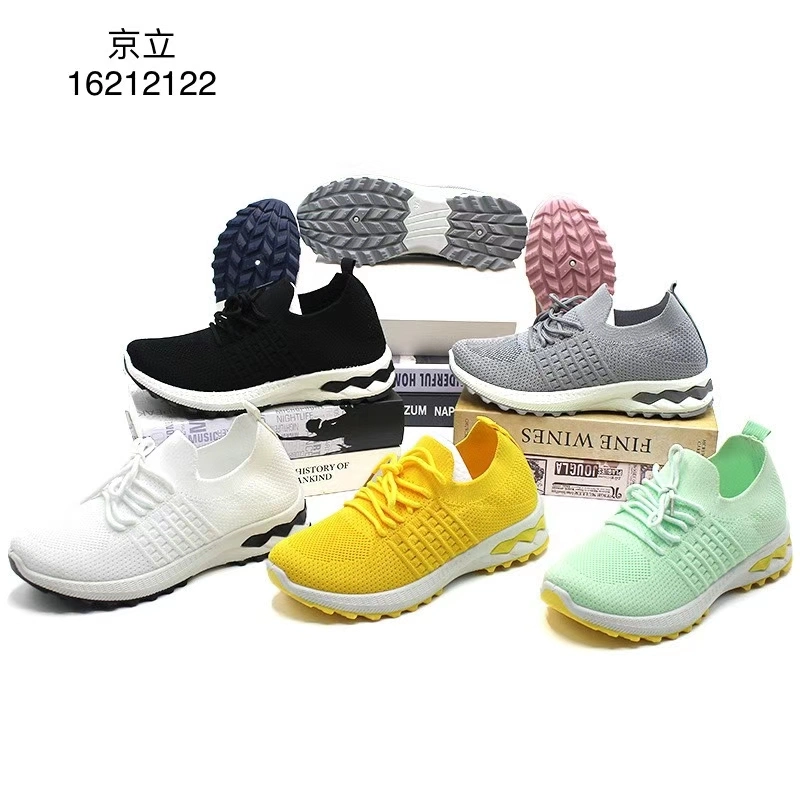 China Manufacture Wholesale Fashion Men and Ladies Footwear Shoes, Low Price High Quality Light Weight Athletic Sport Sneaker Shoes