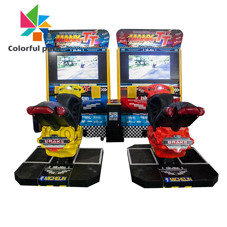 Simulateur de moto Moto tt Arcade Arcade Jeux Arcade Cabinet Machine de jeu vidéo