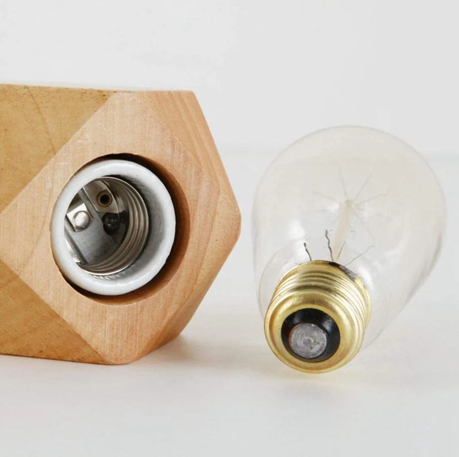 Grenzüberschreitende Kleine Lampe Schüler Augenpflege Kinder Lernen Mini Holz Deko-Nachttischlampe Für Schlafzimmer