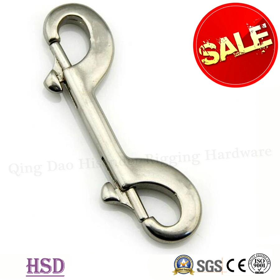 Fastener Fittings SS304/316 Double Eye End Snap Hook for Dog Leash