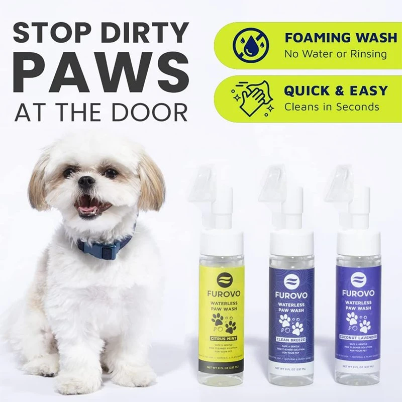 Pet Supplies Pet Hot Sellers Factory Wholesale/Supplier Pet Beauty Cleaning Supplies Dog Paw Cleaner Foot Cleaning Foam