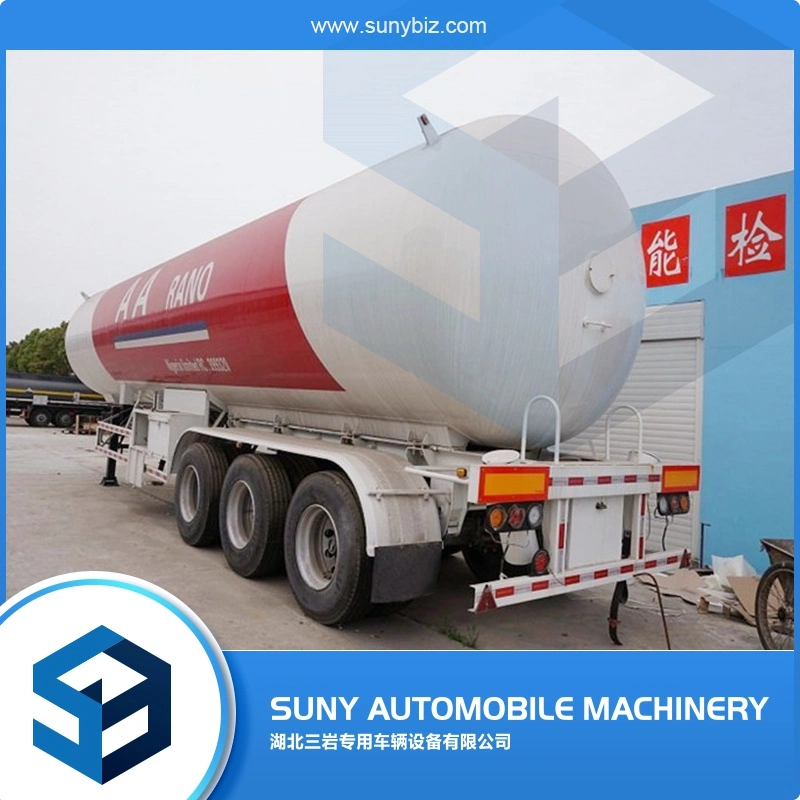 LPG Tank Trailer 56000 Liters 3 Axles Liquid Petroleum Gas Truck Semi Trailers