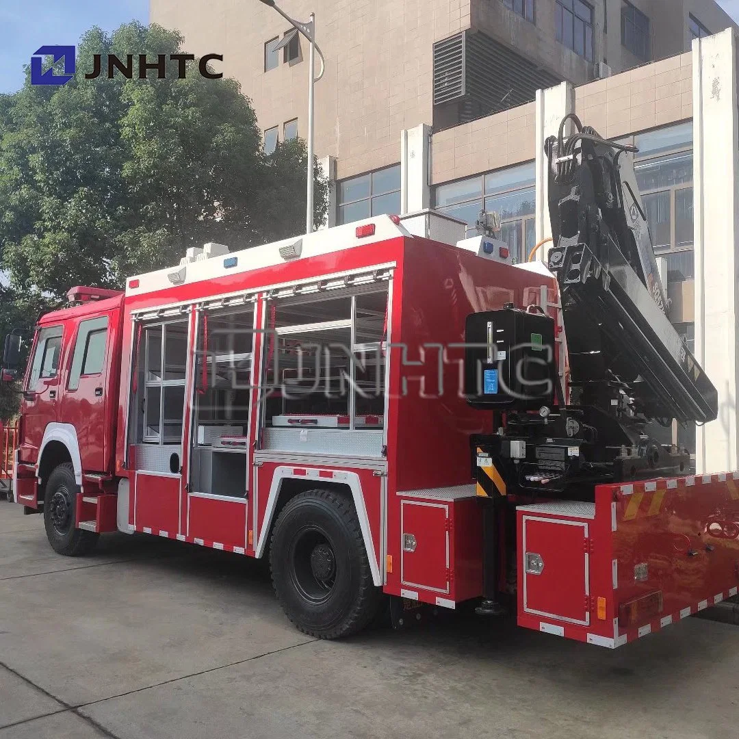 32m 6X4 Fire Truck Turntable Ladder with Famous Chassis Price