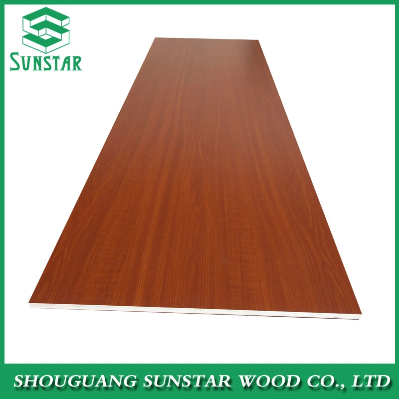 Melamine Faced Plywood Full Core Wood Grain Color for furniture