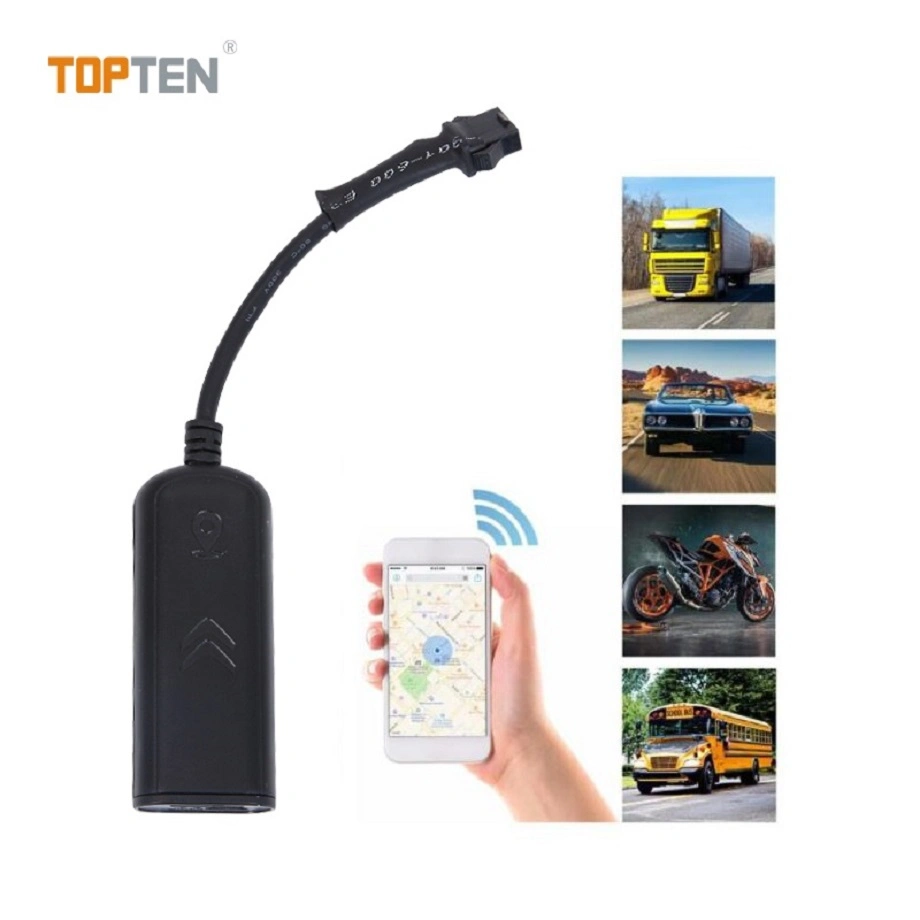 Topten Mini GPS Vehicle Motorcycle Tracker Car Alarm Super Save Power (LT02-TN)