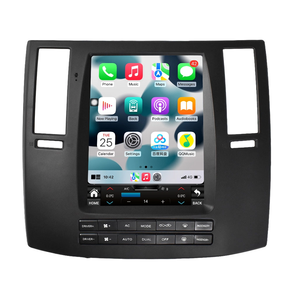 10.4 Inch Android 10 Radio Car GPS Navigation for Infiniti Fx35 2008 2009 2010 2011 Car Stereo Multimedia Player
