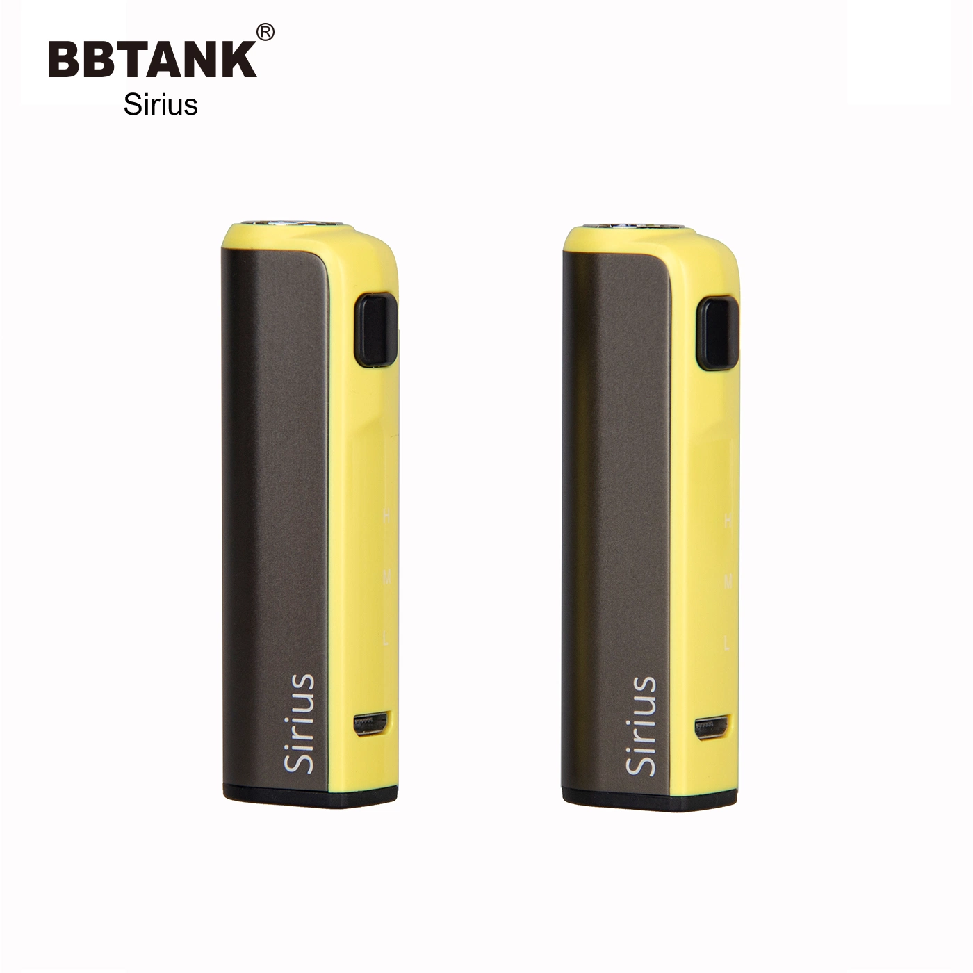 Palm Größe 650 mAh laden Vape Pen Bbtank Sirius 510 Vape Akku 650 mAh Akku