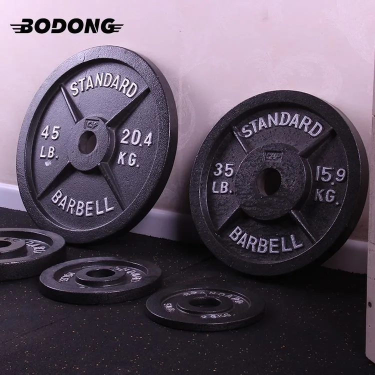 Certificated Home Gym Exercise Equipment Cheap Barbell Plates Standard Weight Plates