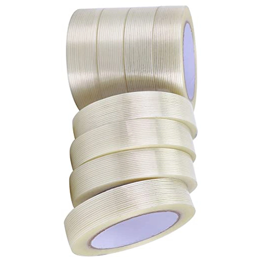 Heavy Duty Reinforced Bi-Directional Double Sided Adhesive Cross Filament Tape for Foam Sealing Strip