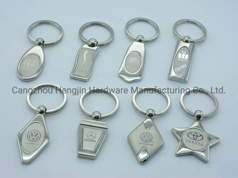 Customized Shape Hardware Stainless Steel Metal Key Chain