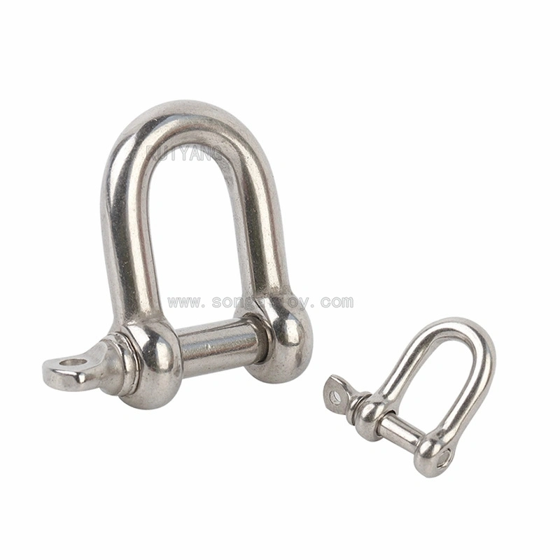 European Dee Shackles in Stainless Steel for Riggings