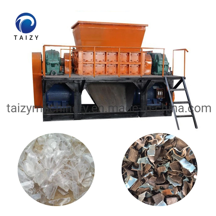 Factory Supply Double Shaft Wood Shredder Machine Metal Shredder and Recycling Machine