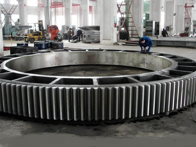 Casting & Forging Heavy Duty Forging Steel Gear Ring for Grinding Mill