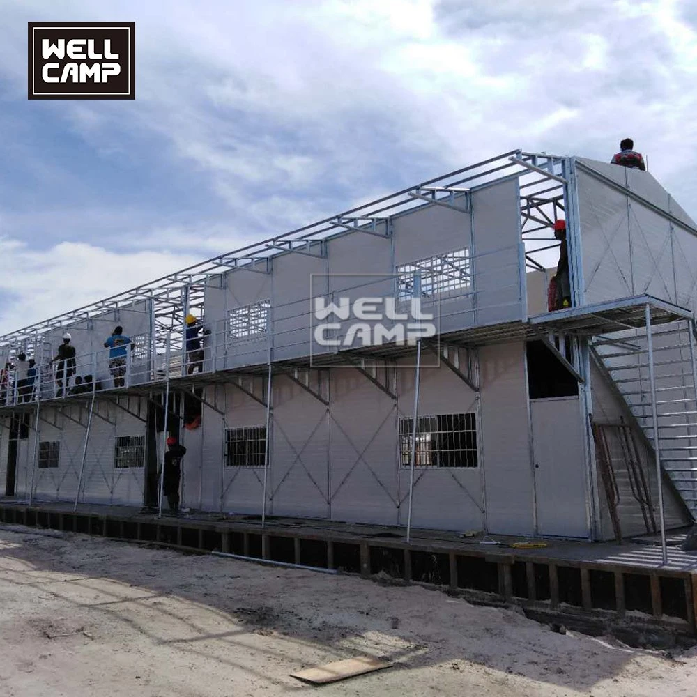 Good Performance Light Steel Structure Steel Frame for Prefabricated House and Camp