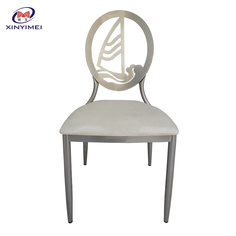 New Design Sailboat Pattern Wedding Party Metal Chair Wholesale/Supplier