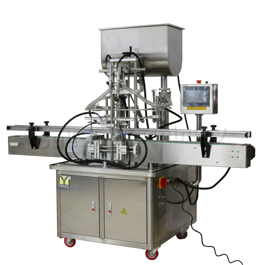 Full Automatic Beauty Cream Ointment Paste Lotion Alcohol Gel Filling Machine Cosmetic Filling Capping Line